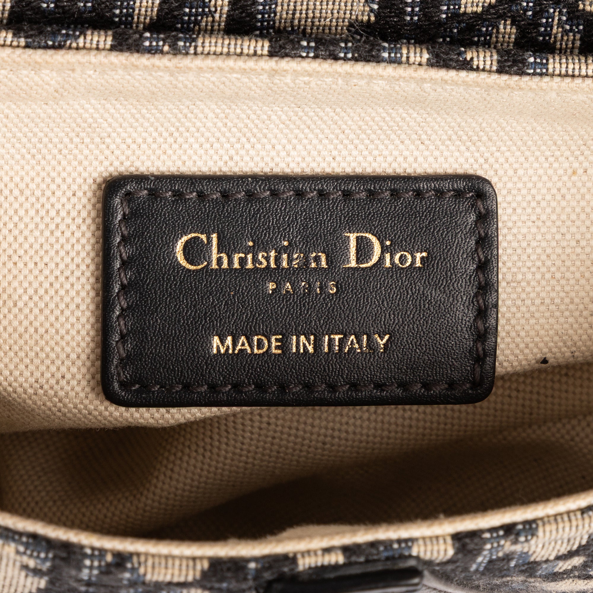 Dior - Saddle Oblique - Marine