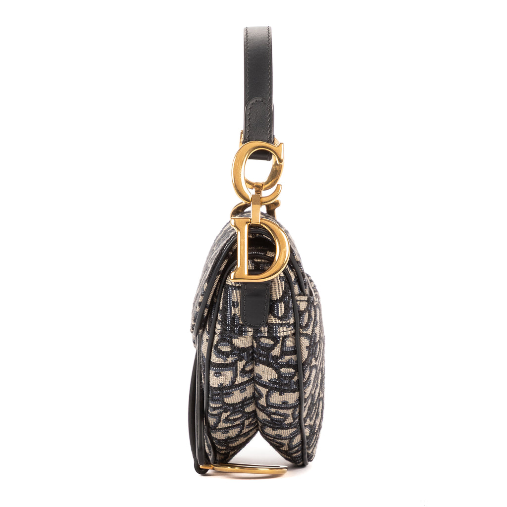Dior - Saddle Oblique - Marine