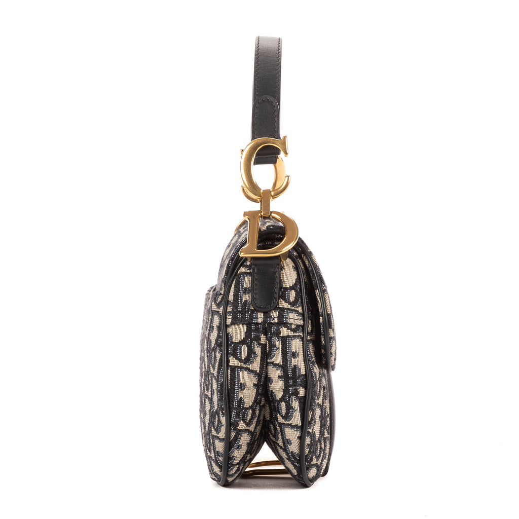 Dior - Saddle Oblique - Marine
