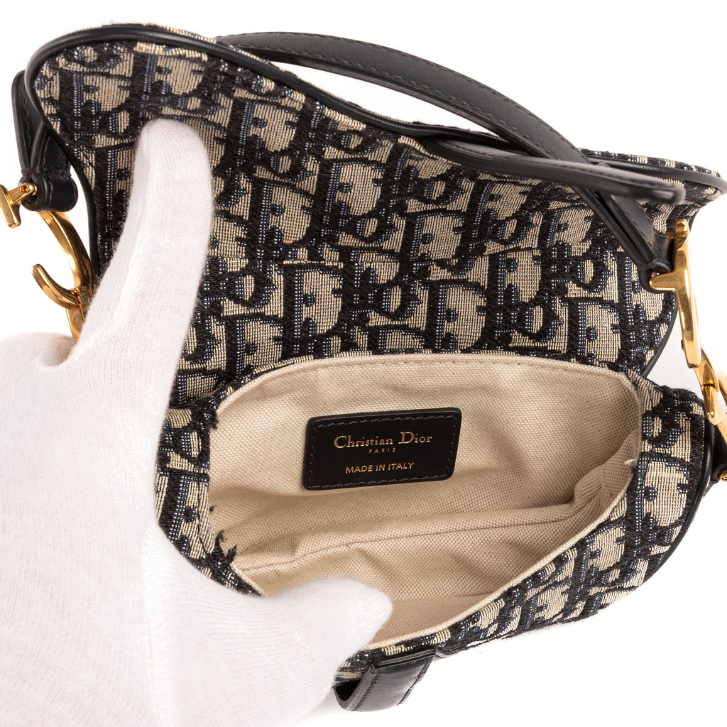 Dior - Saddle Oblique - Marine