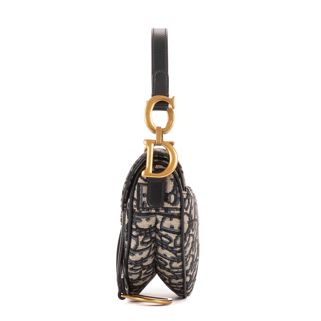 Dior - Saddle Oblique - Marine