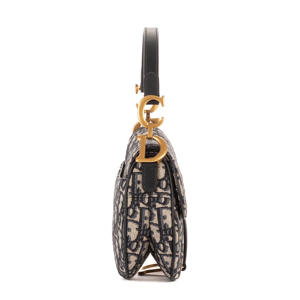 Dior - Saddle Oblique - Marine