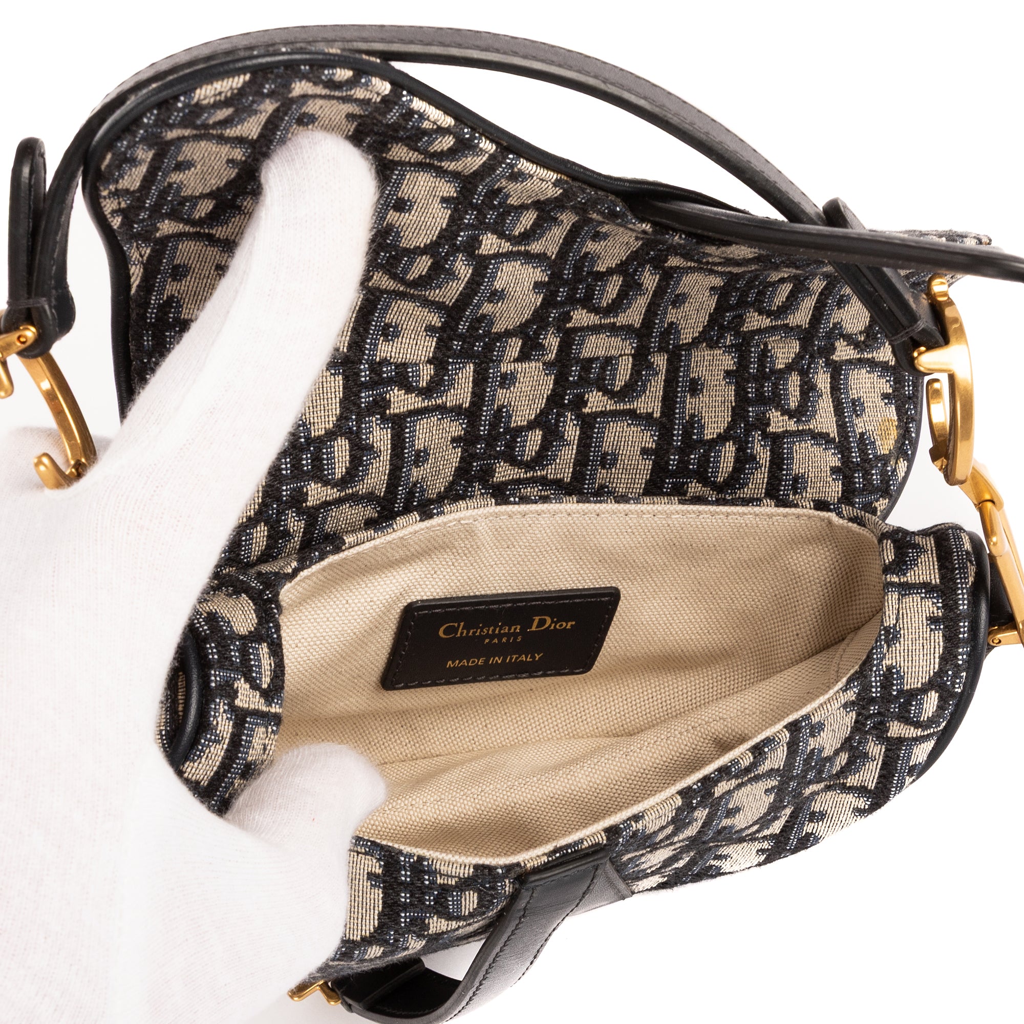 Dior - Saddle Oblique - Marine