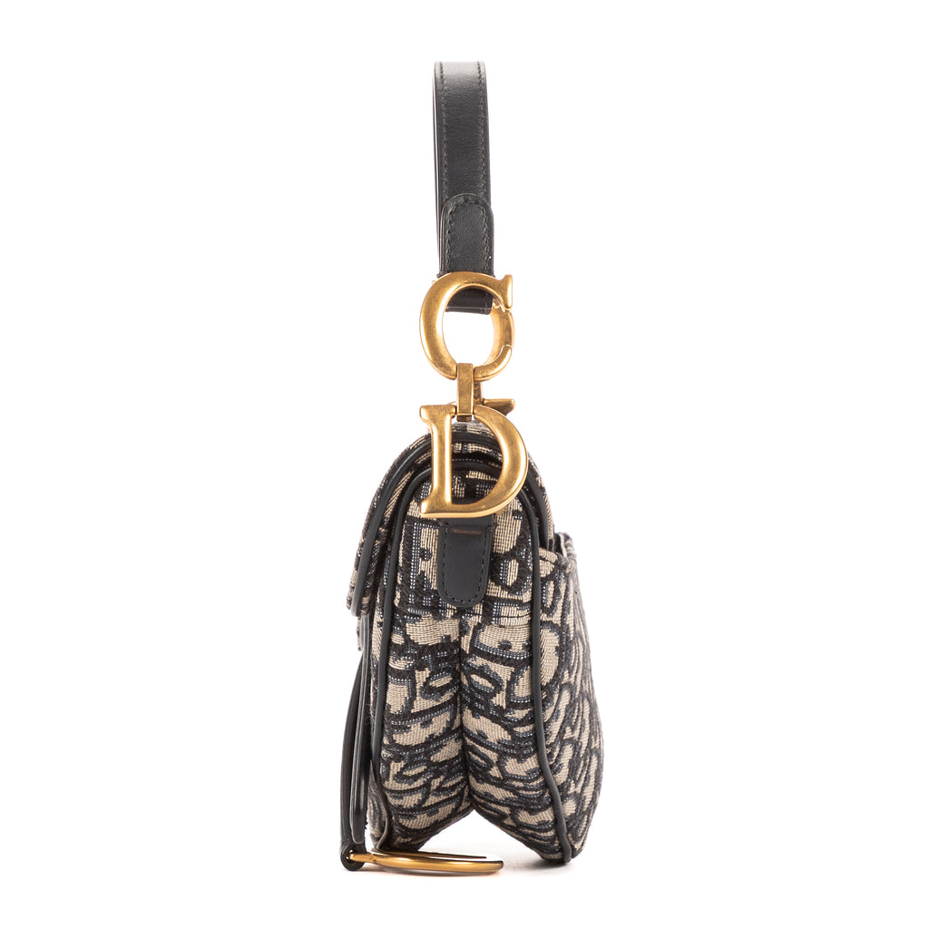 Dior - Saddle Oblique - Marine
