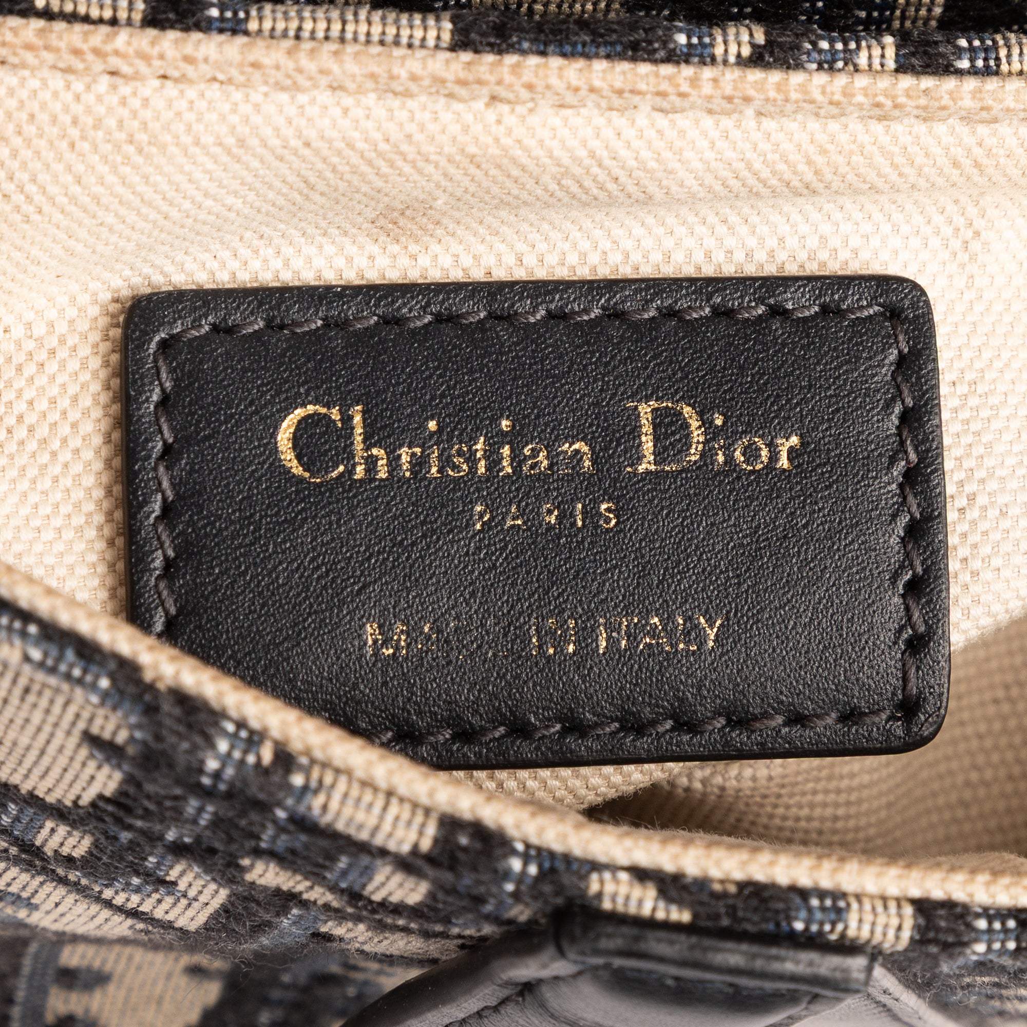 Dior - Saddle Oblique - Marine