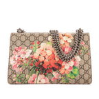 Bolso de Hombro Blooms Dionysus Pequeño Lona Revestida Supreme Beige Blooms