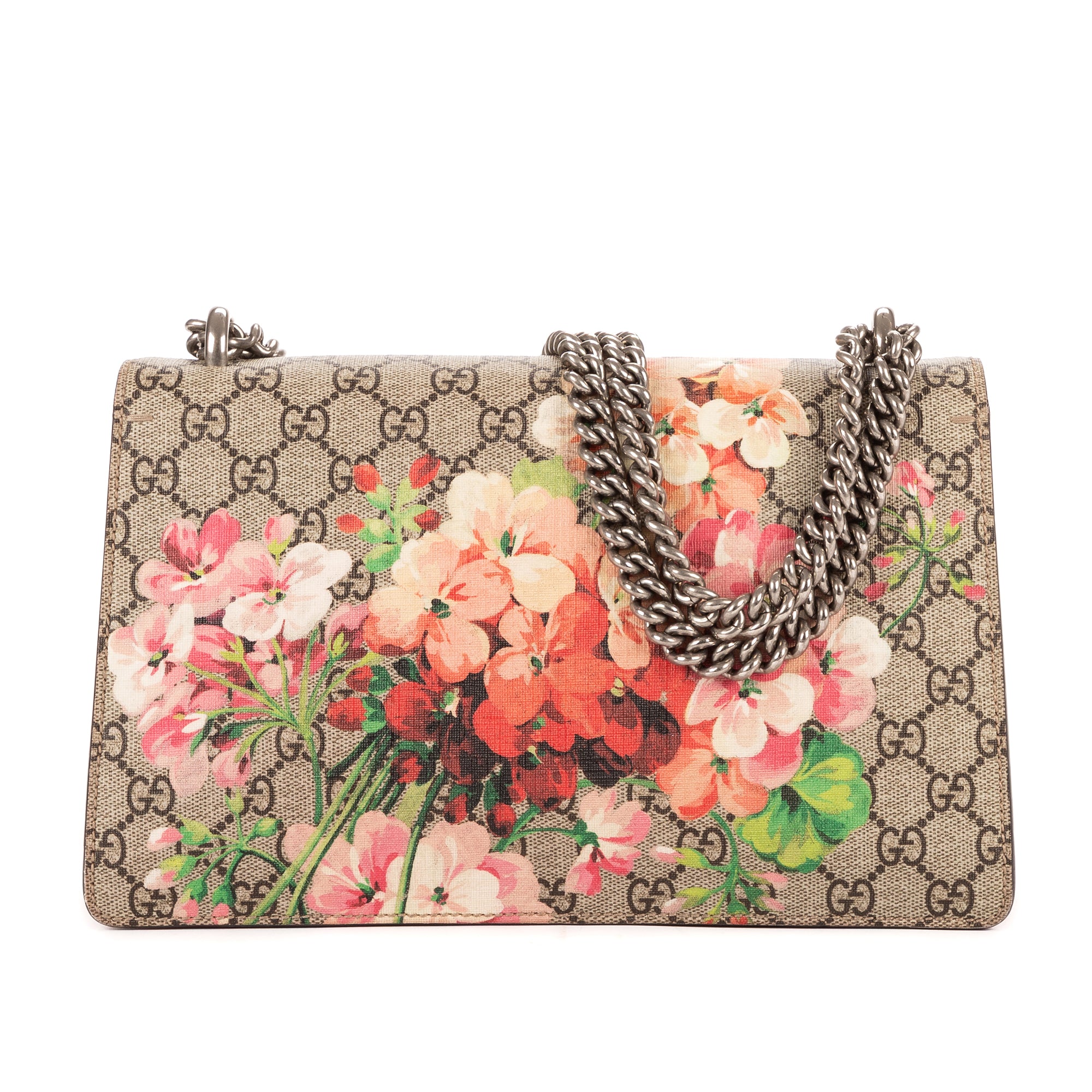 Bolso de Hombro Blooms Dionysus Pequeño Lona Revestida Supreme Beige Blooms