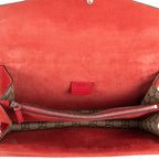 Bolso de Hombro Dionysus Pequeño Lona Revestida Supreme Beige/Piel de Ante