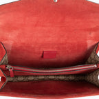 Bolso de Hombro Dionysus Pequeño Lona Revestida Supreme Beige/Piel de Ante