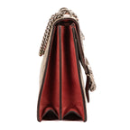 Bolso al hombro Blooms Dionysus mediano de lona revestida Supreme beige Blooms