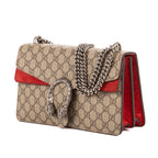 Bolso de Hombro Pequeño Dionysus Lona Revestida Supreme Beige/Piel de Ante