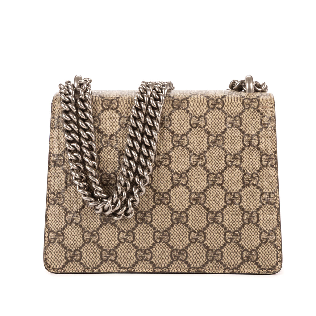 Bolso de Hombro Dionysus Mini Lona Revestida Supreme Beige/Piel Ante