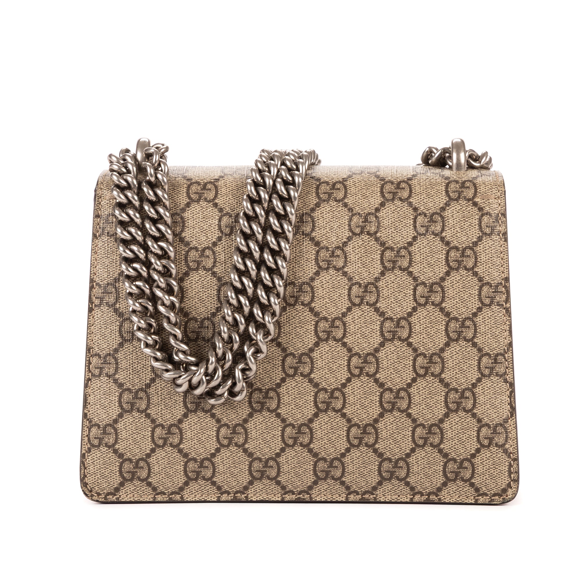 Bolso de Hombro Dionysus Mini Lona Revestida Supreme Beige/Piel Ante