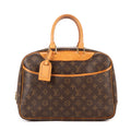 Handbag Deauville Brown Monogram Canvas