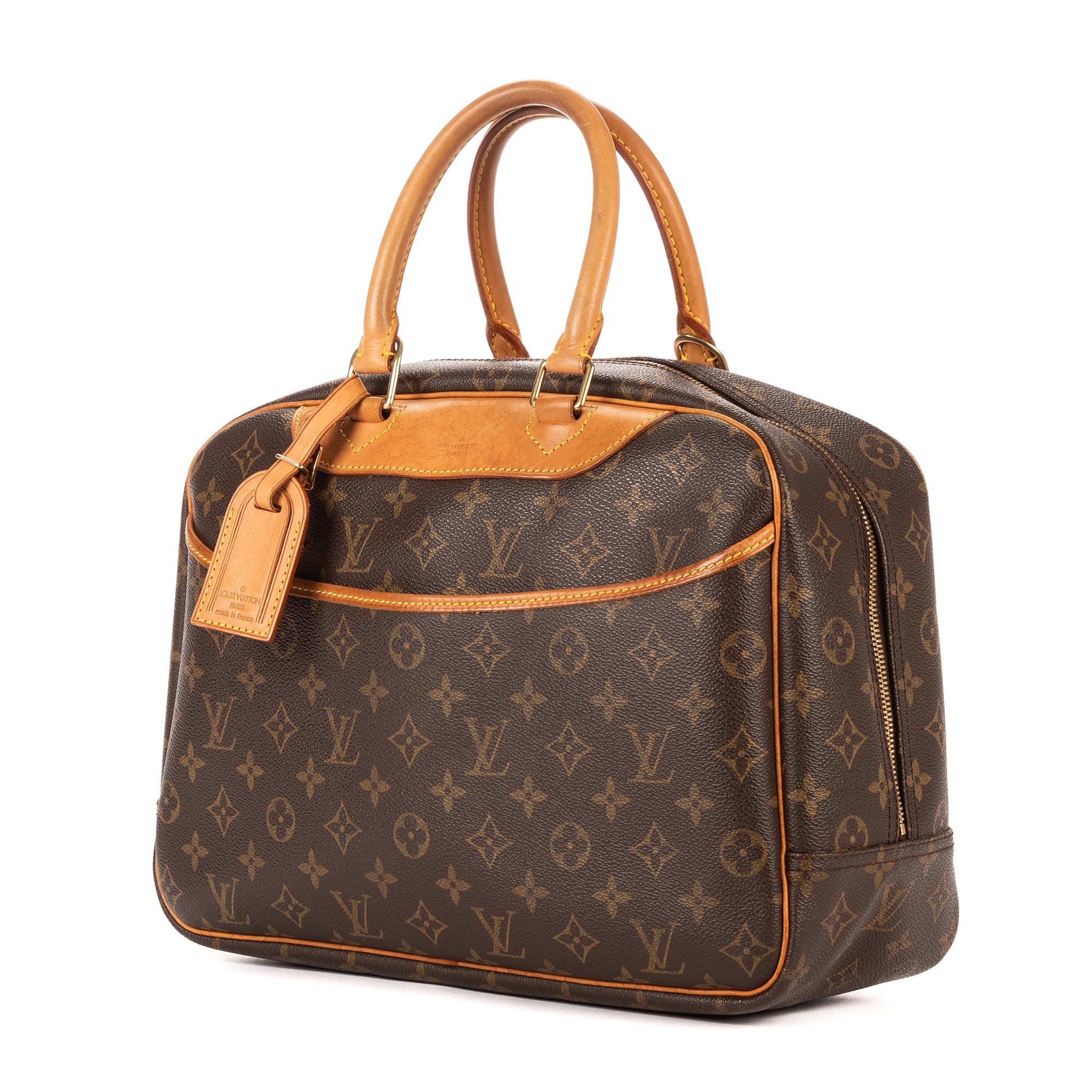 Handbag Deauville Brown Monogram Canvas