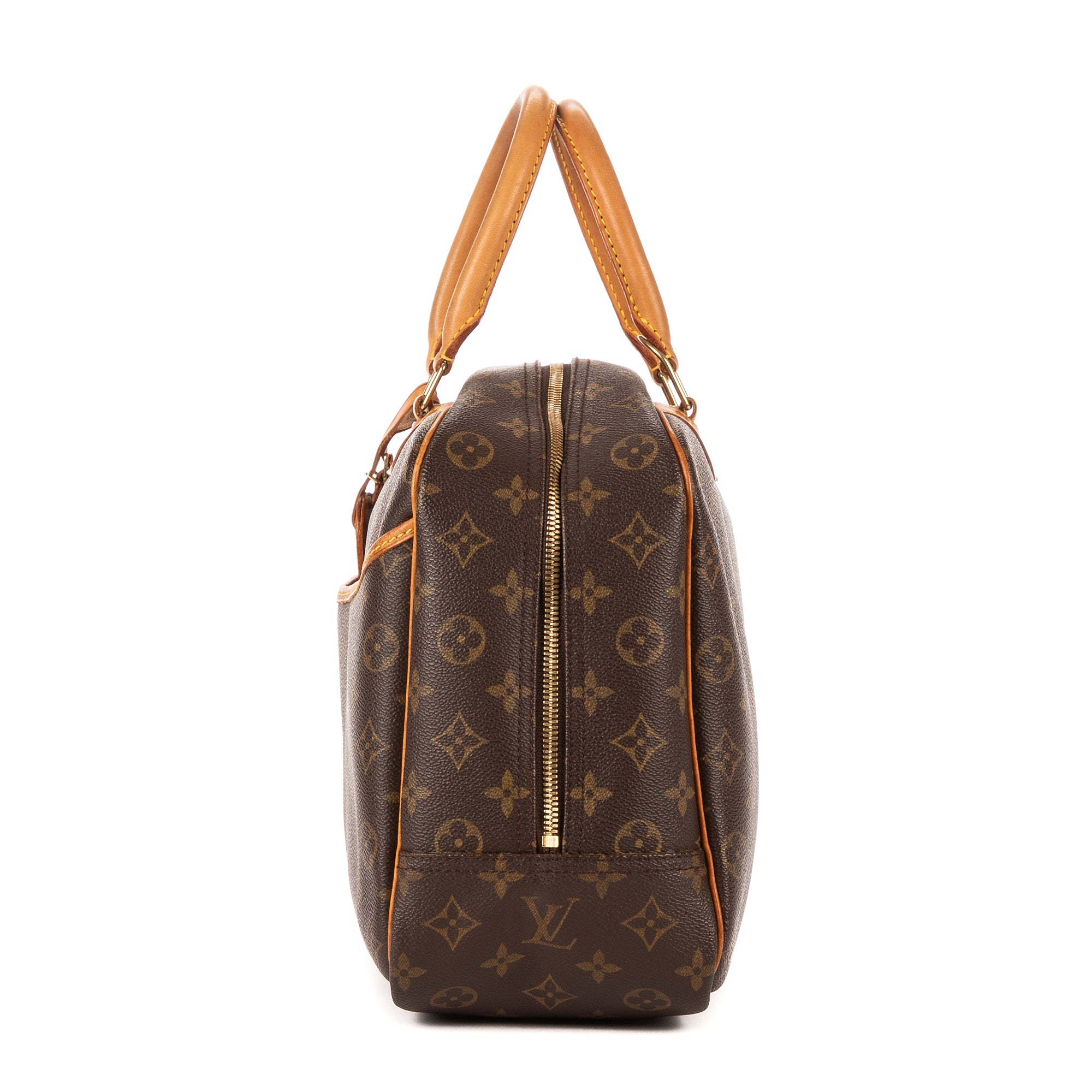 Handbag Deauville Brown Monogram Canvas
