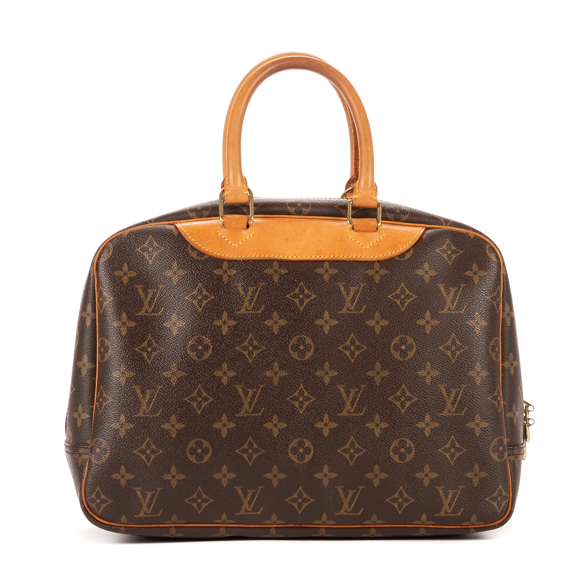 Handbag Deauville Brown Monogram Canvas