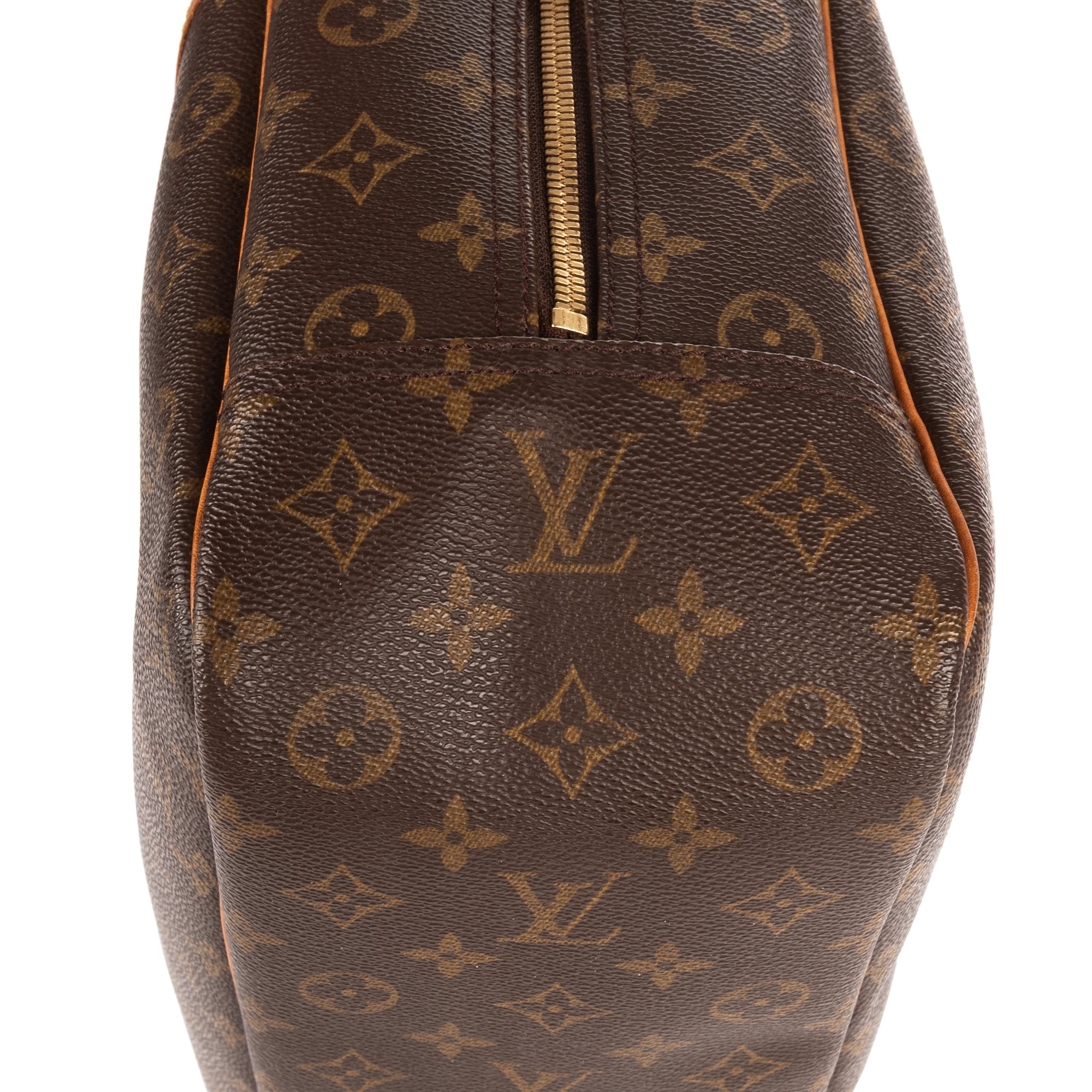 Handbag Deauville Brown Monogram Canvas