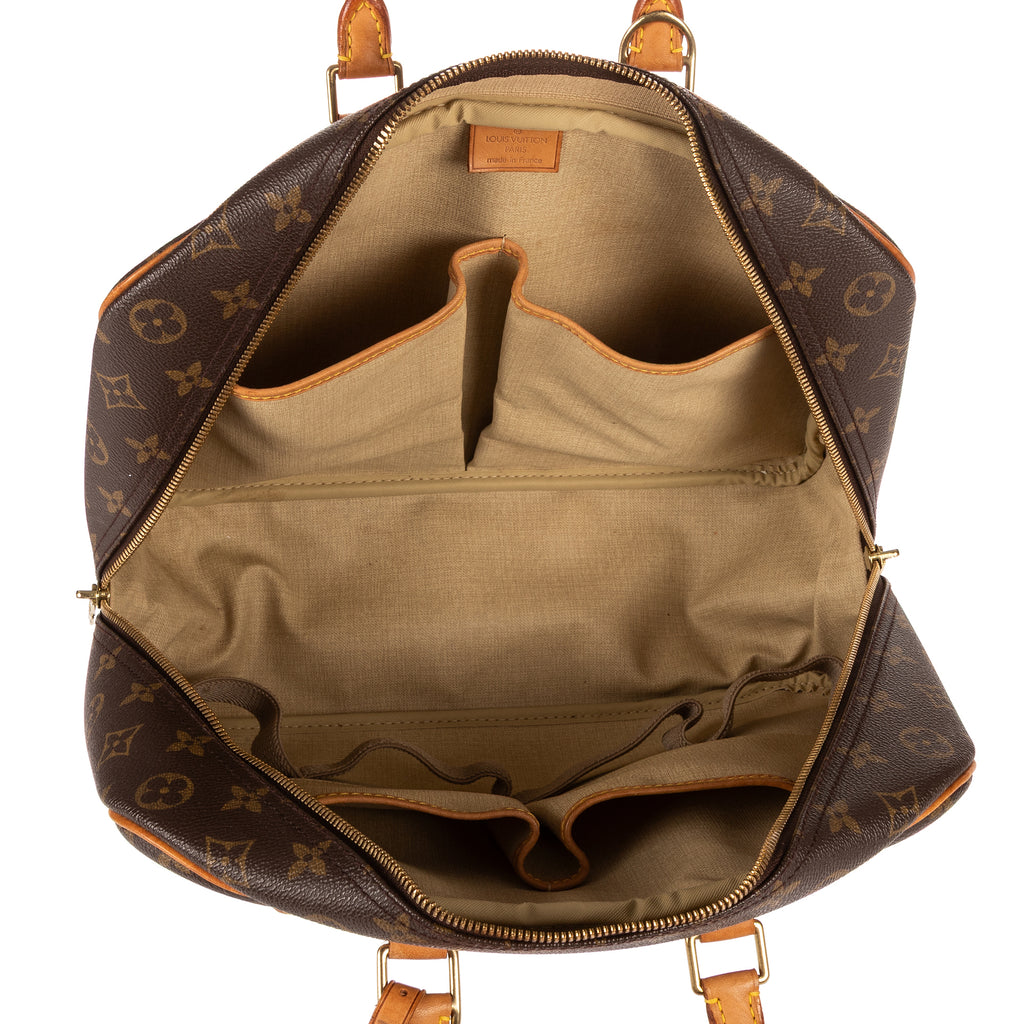 Handbag Deauville Brown Monogram Canvas