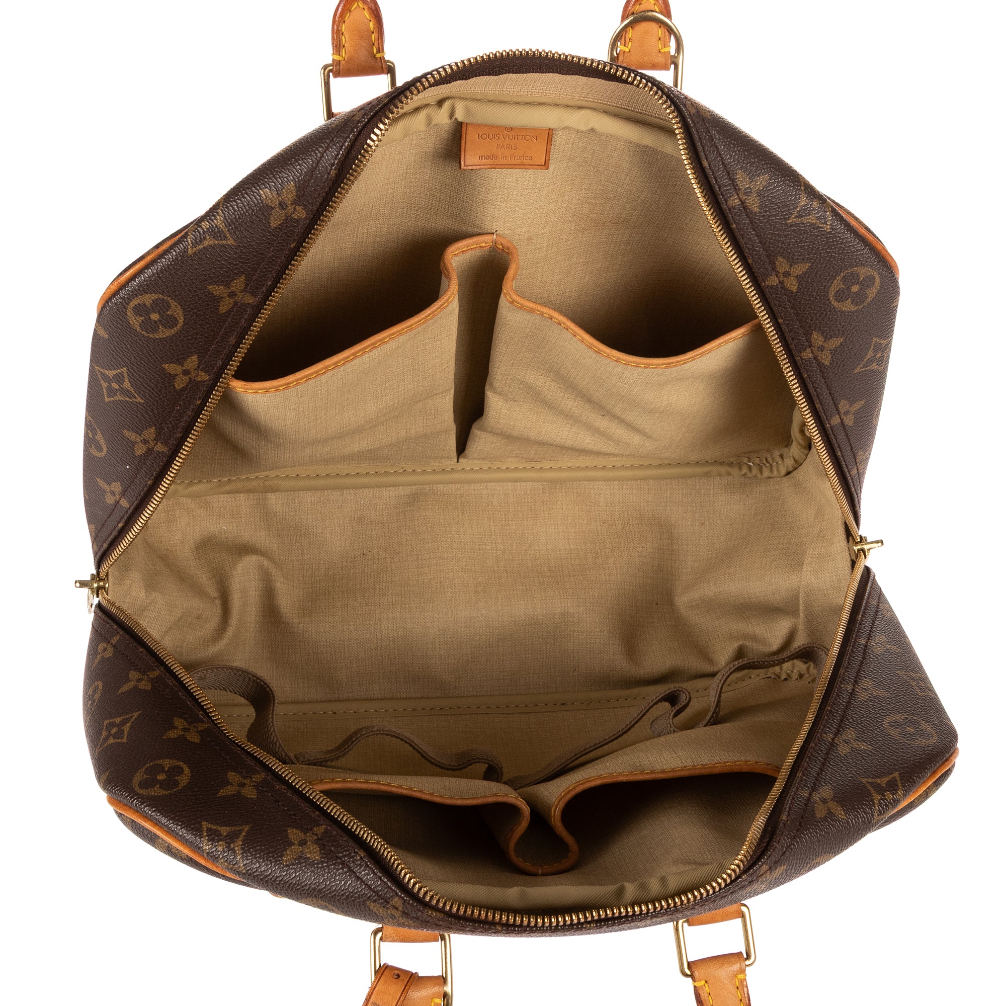 Handbag Deauville Brown Monogram Canvas