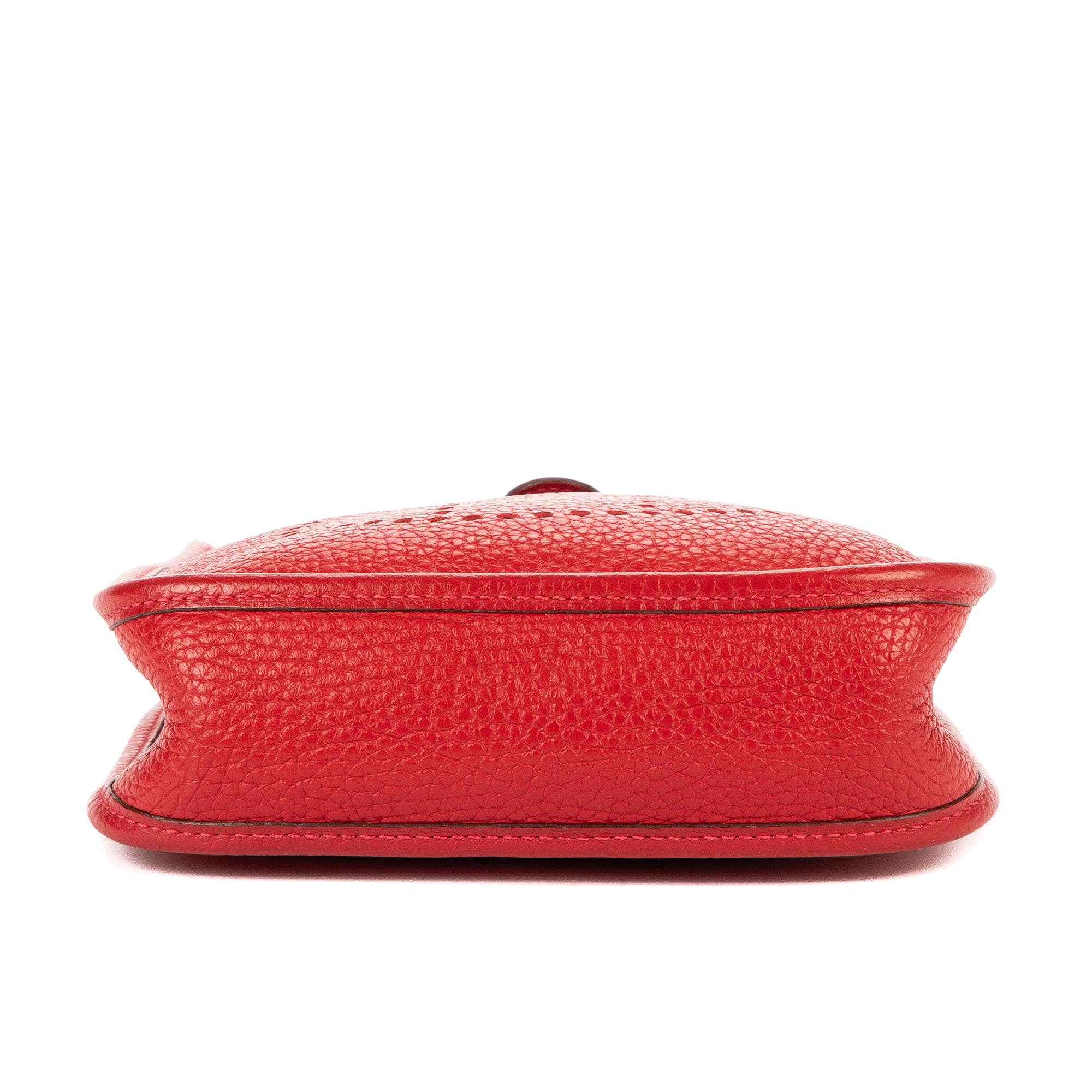 Bolso de Hombro Evelyne Mini Piel Taurillon Clemence Roja