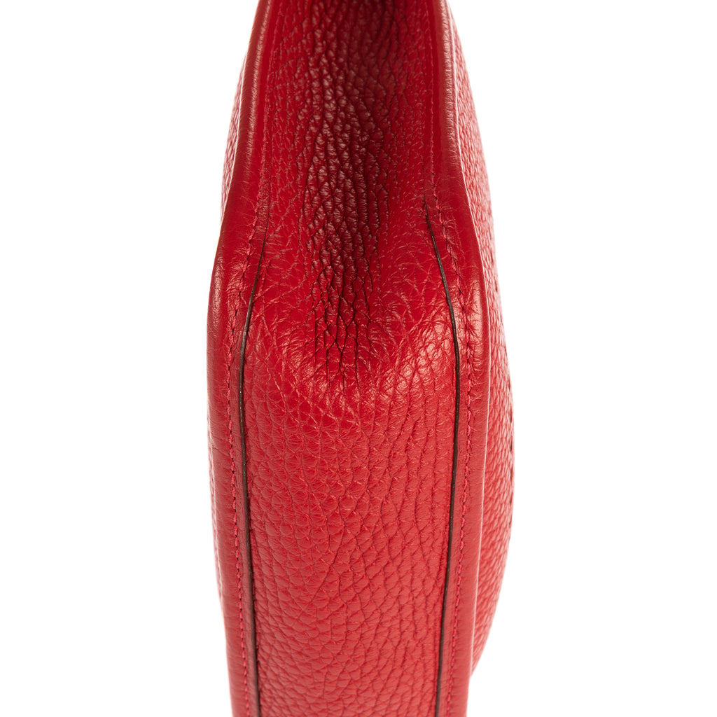 Bolso de Hombro Evelyne Mini Piel Taurillon Clemence Roja