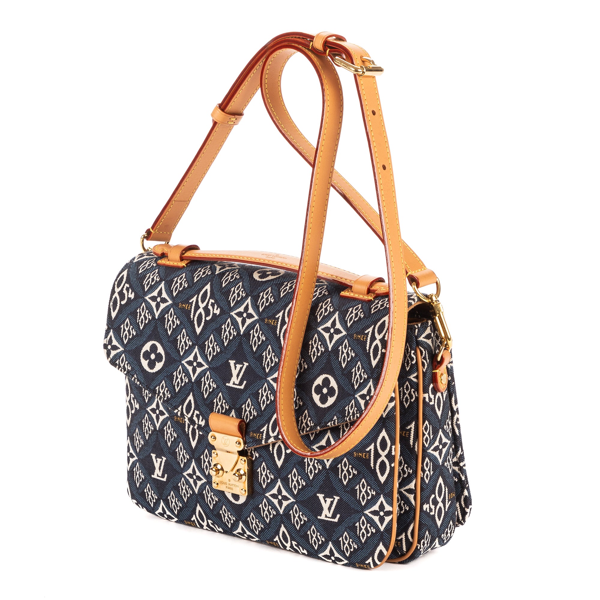 Shoulder Bag Jacquard Since 1854 Pochette Metis Navy Monogram