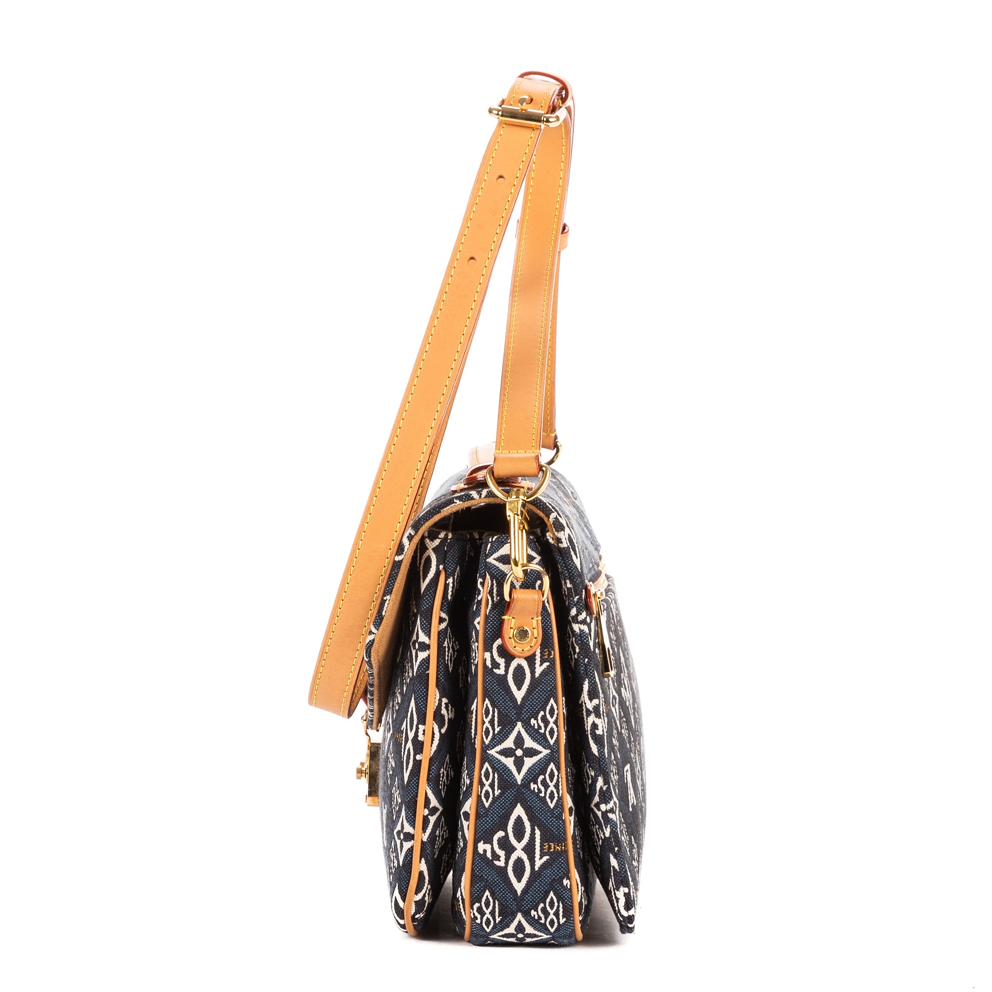 Shoulder Bag Jacquard Since 1854 Pochette Metis Navy Monogram Jacquard 1854