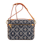 Shoulder Bag Jacquard Since 1854 Pochette Metis Navy Monogram Jacquard 1854