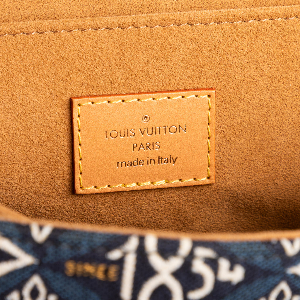 Shoulder Bag Jacquard Since 1854 Pochette Metis Navy Monogram Jacquard 1854