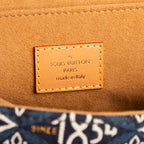 Shoulder Bag Jacquard Since 1854 Pochette Metis Navy Monogram Jacquard 1854