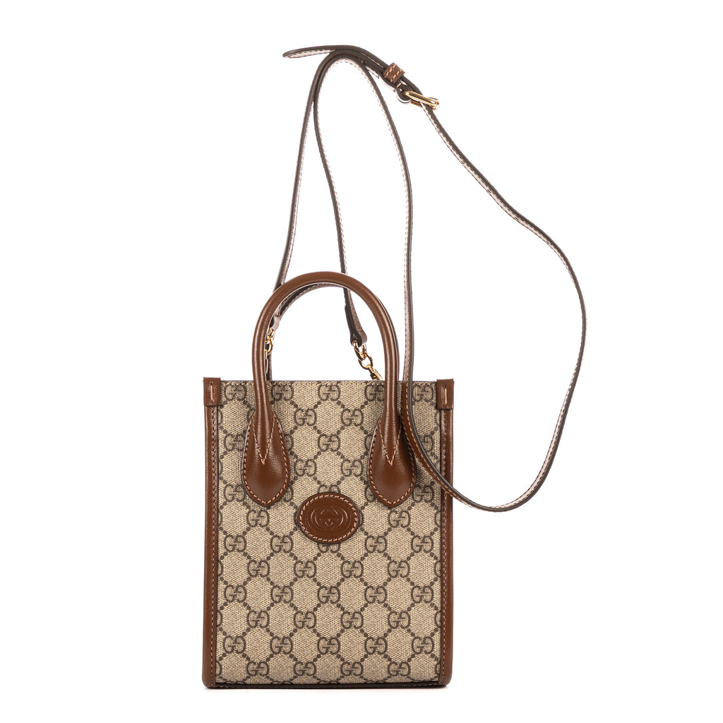 Gucci - Micro Cabas - Beige/Marron