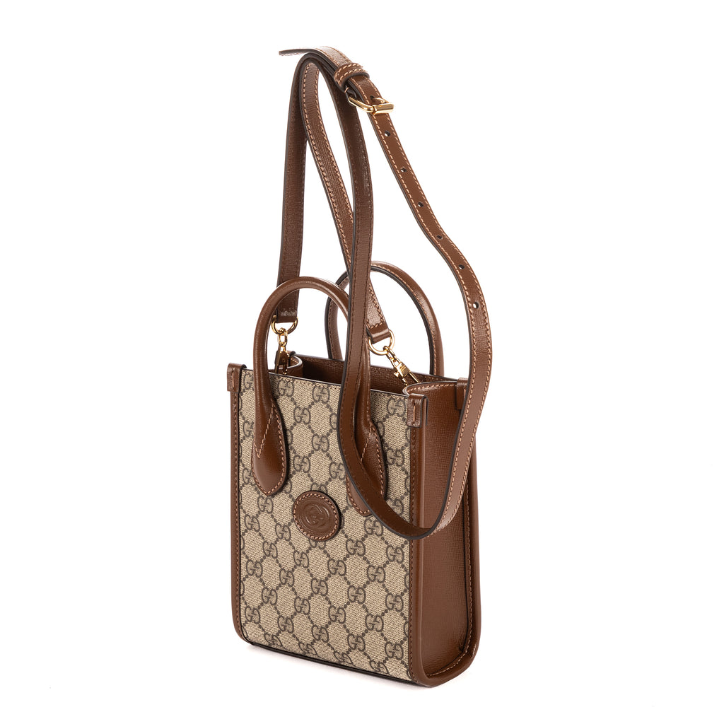 Gucci - Micro Cabas - Beige/Marron