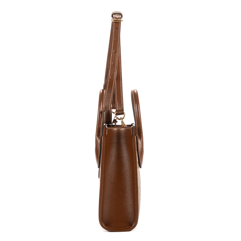 Gucci - Micro Cabas - Beige/Marron