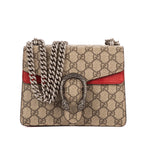 Bandolera Dionysus Mini Lona Revestida Supreme Beige/Piel de Ante