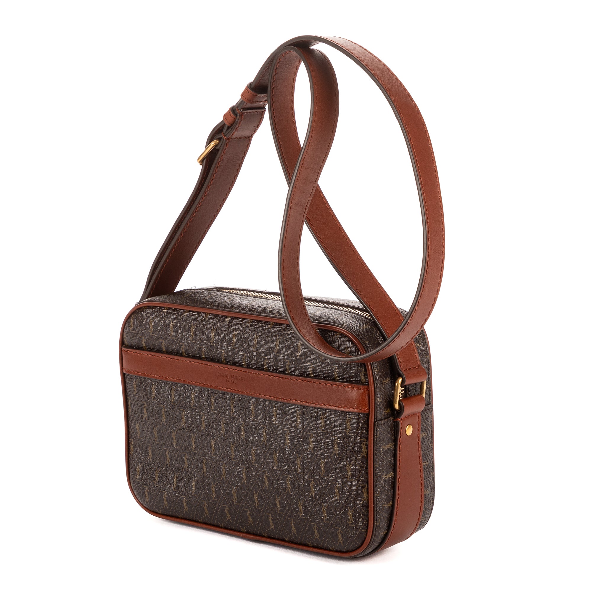 Shoulder Bag Cassandre Camera Chocolate Brown Monogram Canvas