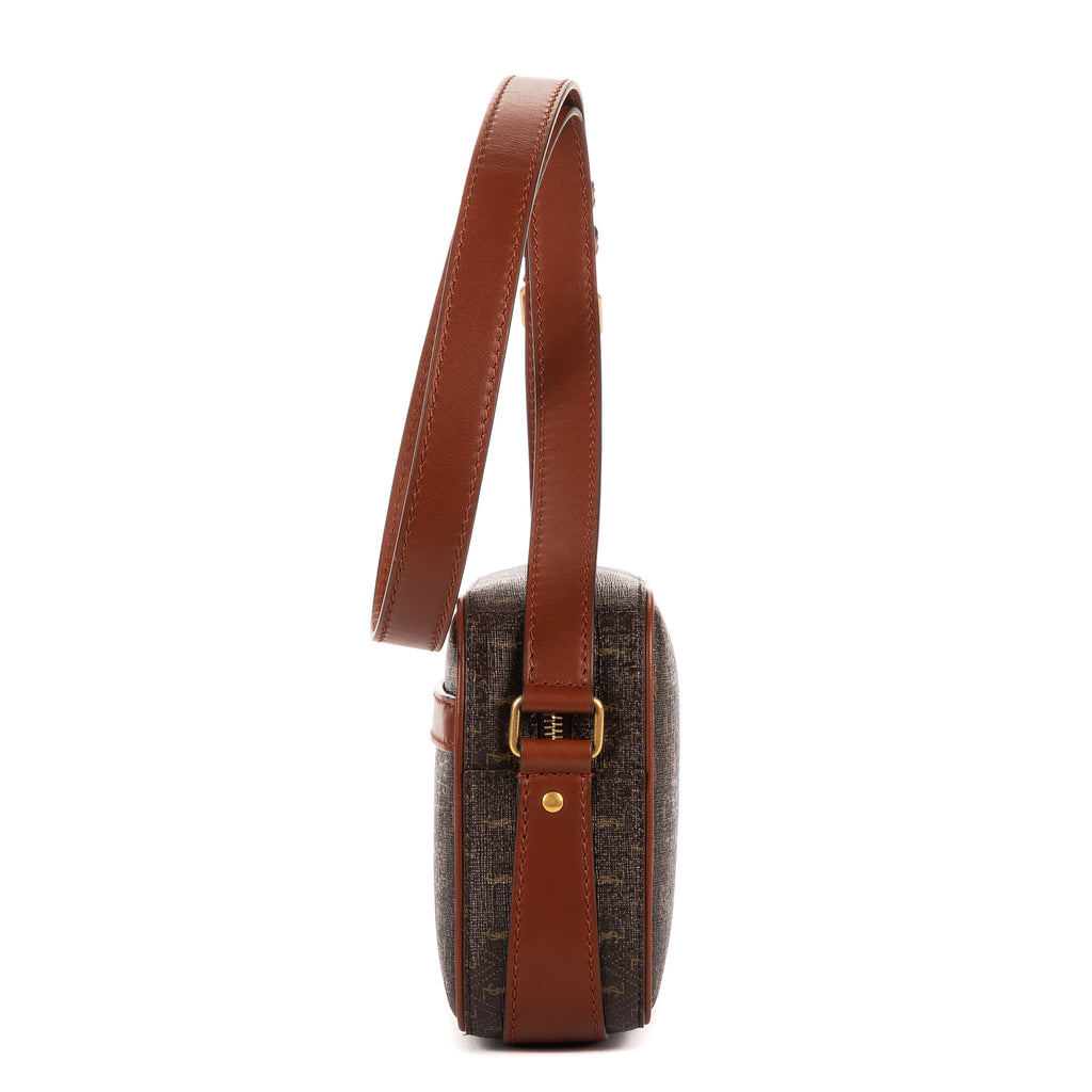 Bandolera Cassandre Cámara Lona Monogram Marrón Chocolate