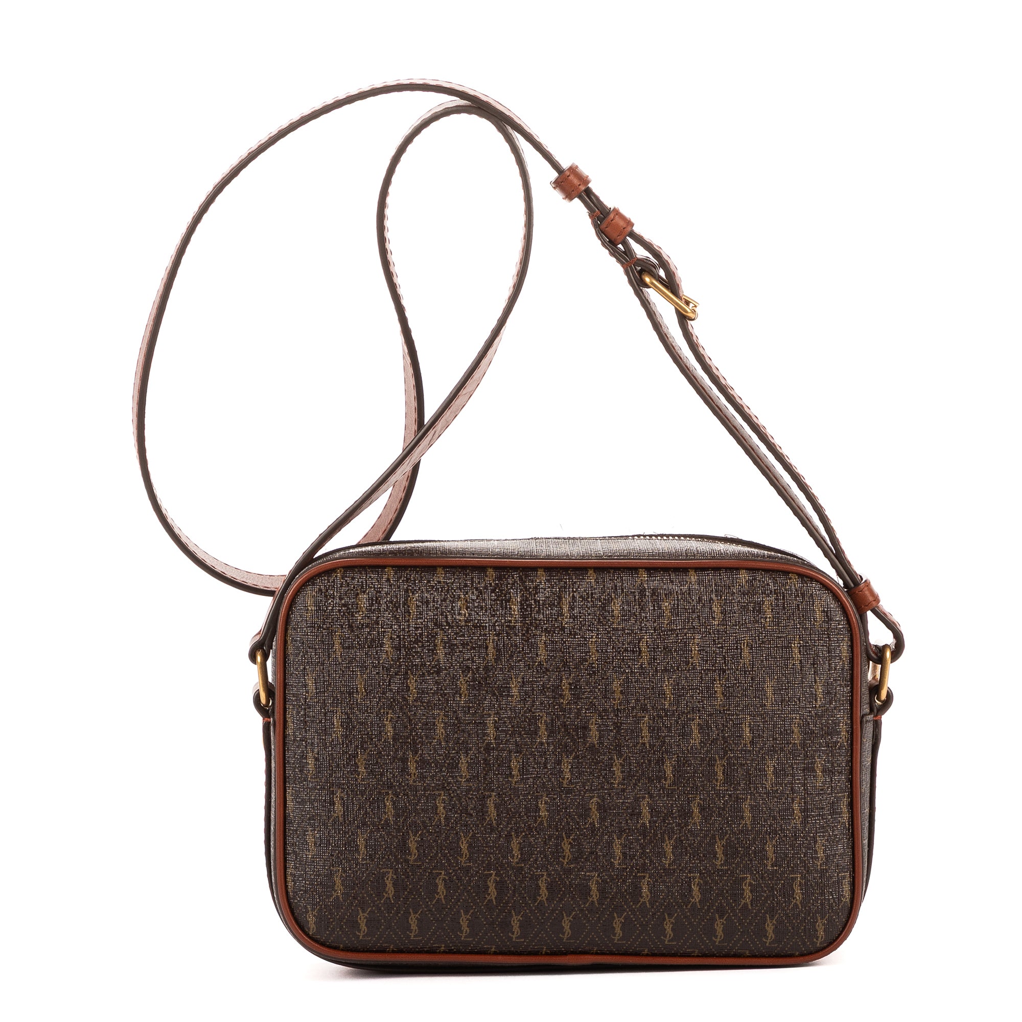 Shoulder Bag Cassandre Camera Chocolate Brown Monogram Canvas