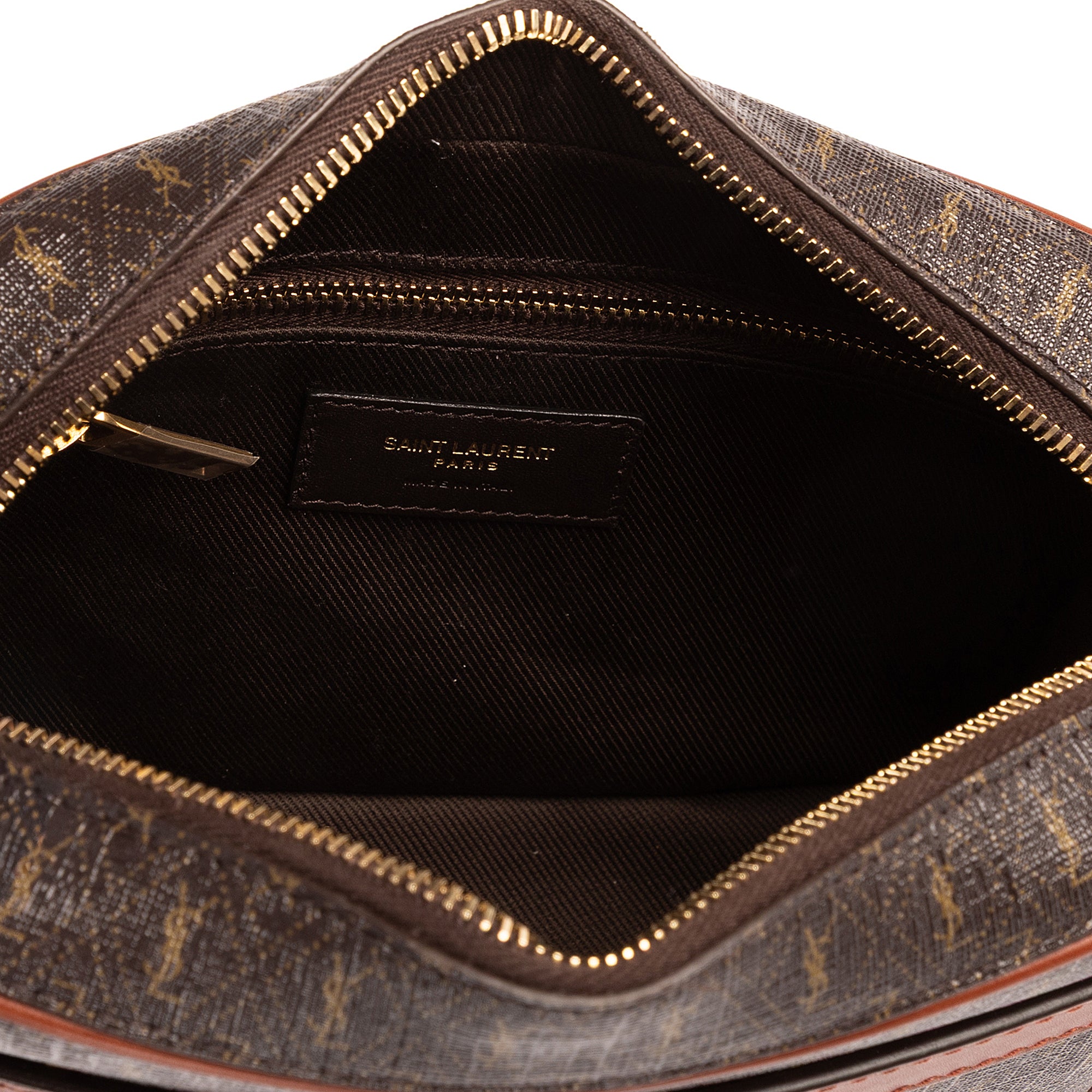 Bandolera Cassandre Cámara Lona Monogram Marrón Chocolate