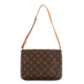 Bandolera Musette Tango Lona Monogram Marrón
