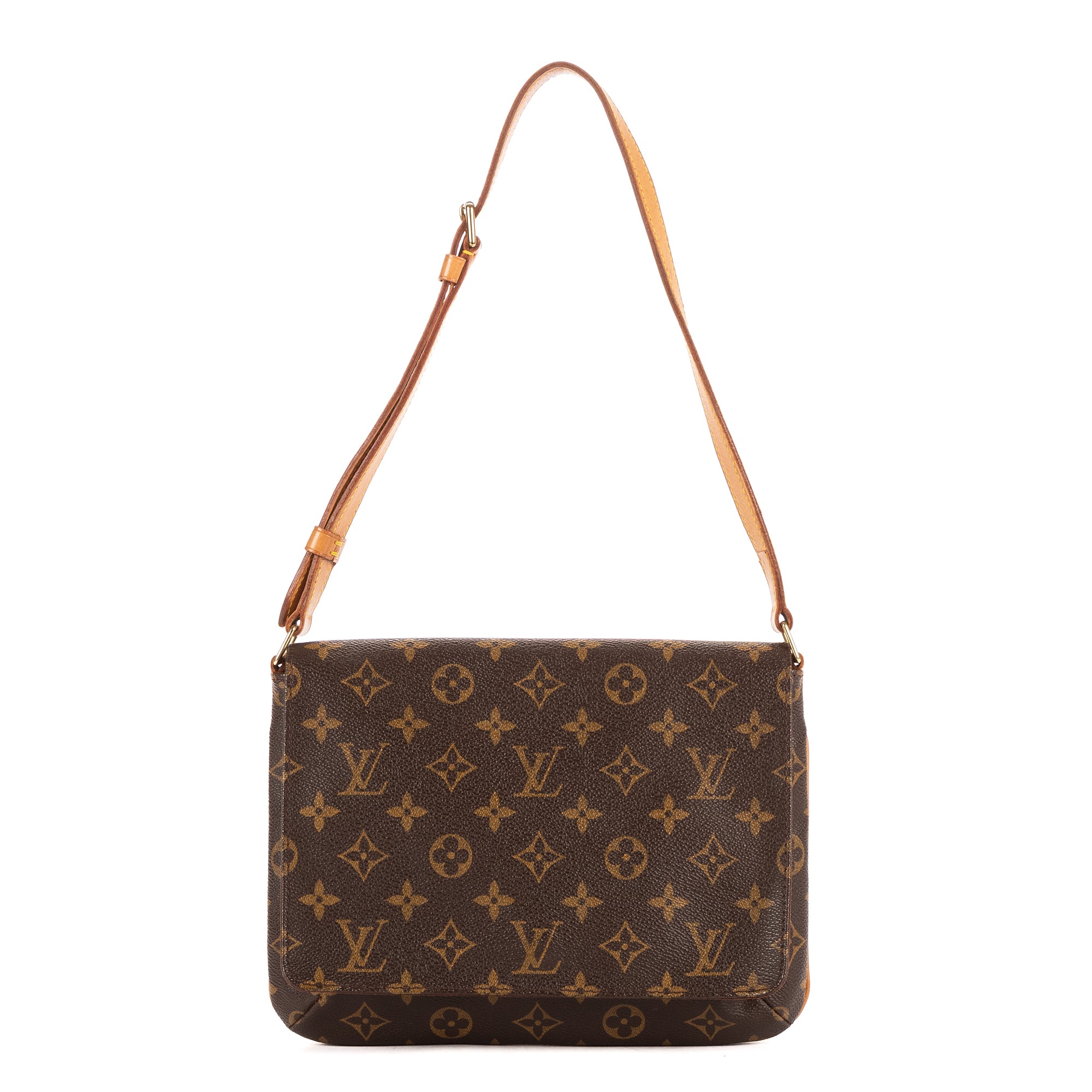 Bandolera Musette Tango Lona Monogram Marrón