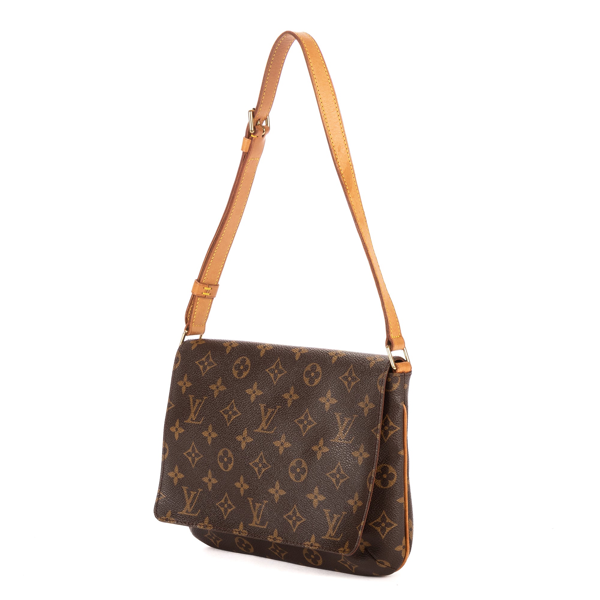 Bandolera Musette Tango Lona Monogram Marrón