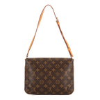 Bandolera Musette Tango Lona Monogram Marrón