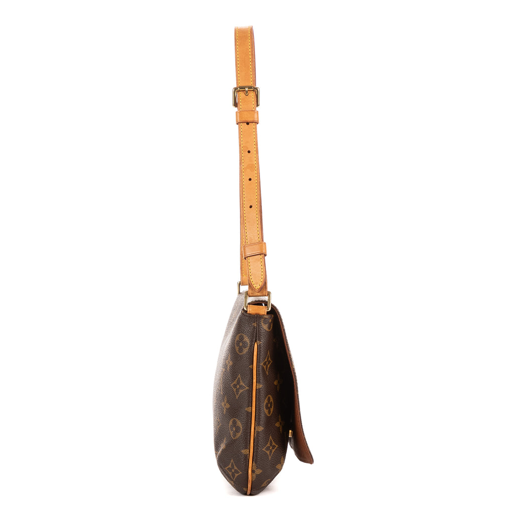 Bandolera Musette Tango Lona Monogram Marrón