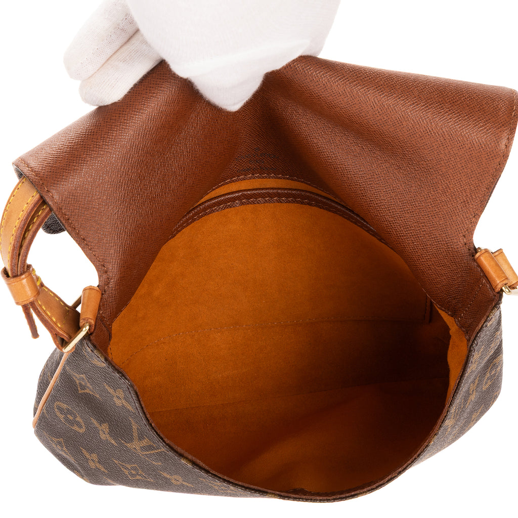 Bandolera Musette Tango Lona Monogram Marrón