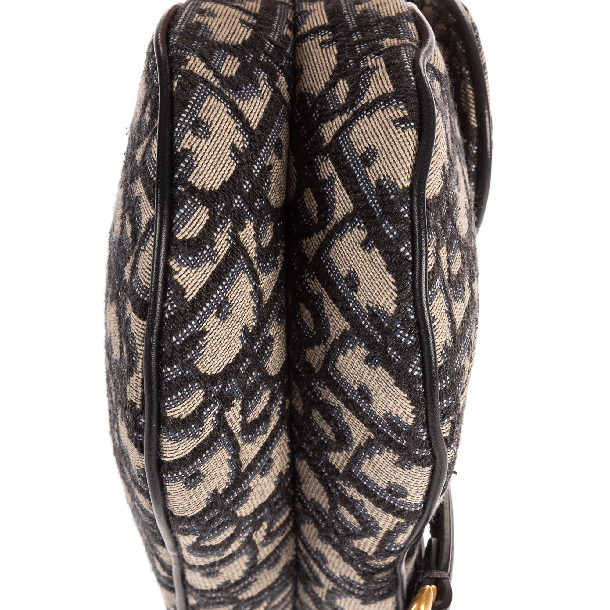 Bolso de mano Oblique Saddle Mini lona Diorissimo Oblique azul marino