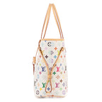 Bandolera Ed. Ltda. LV x Takashi Murakami Neverfull MM MM Lona Monogram Multicolor Blanca