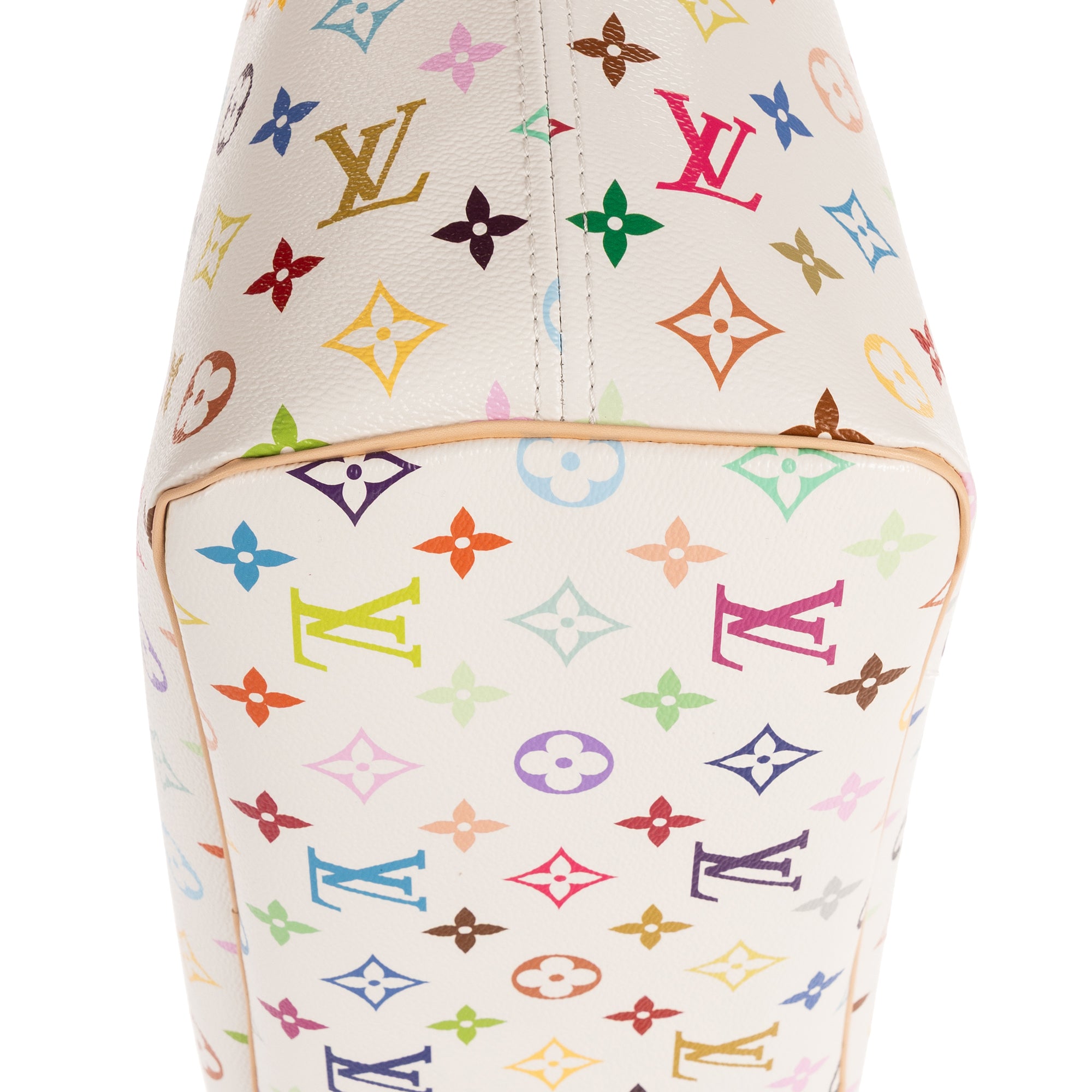 Shoulder Bag Ltd. Ed. LV x Takashi Murakami Neverfull MM MM White Multicolore Monogram Canvas