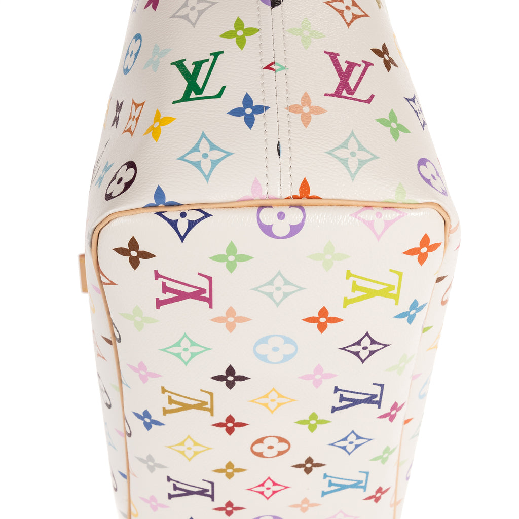 Bandolera Ed. Ltda. LV x Takashi Murakami Neverfull MM MM Lona Monogram Multicolor Blanca