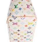 Bandolera Ed. Ltda. LV x Takashi Murakami Neverfull MM MM Lona Monogram Multicolor Blanca